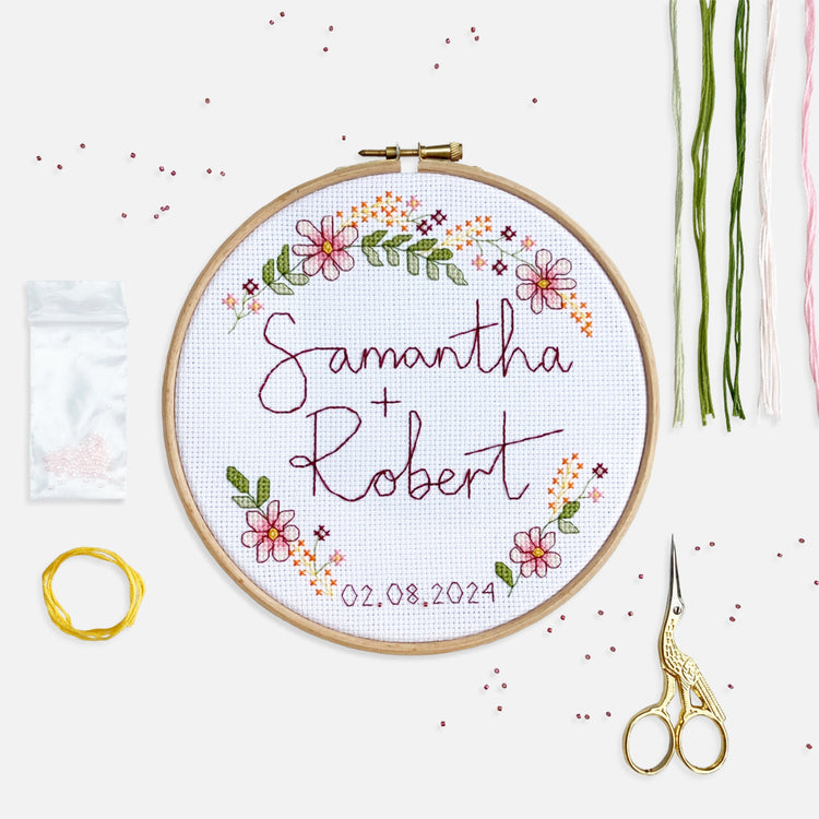 Personalised Cross Stitch Kits - Kirsty Freeman Design
