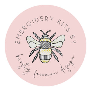 Kirsty Freeman Design - Modern Embroidery Kits, Designed and Made in the UK