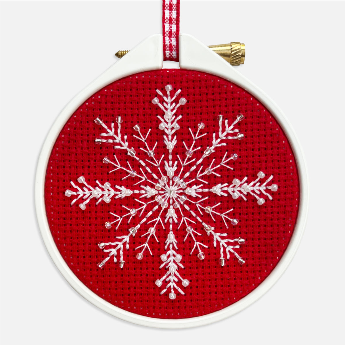 Small Snowflake Blackwork Kit