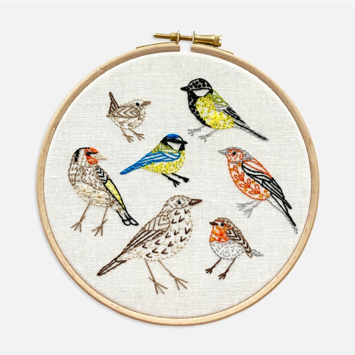 Bird Embroidery Kit - Modern Craft Kit from Kirsty Freeman Design