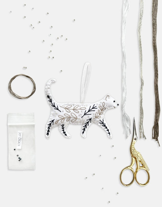 Cat Sewing Kit - Modern Craft Kit from Kirsty Freeman Design