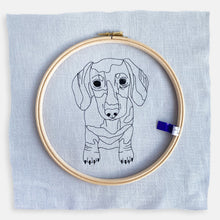 Load image into Gallery viewer, Sausage Dog Embroidery Kit
