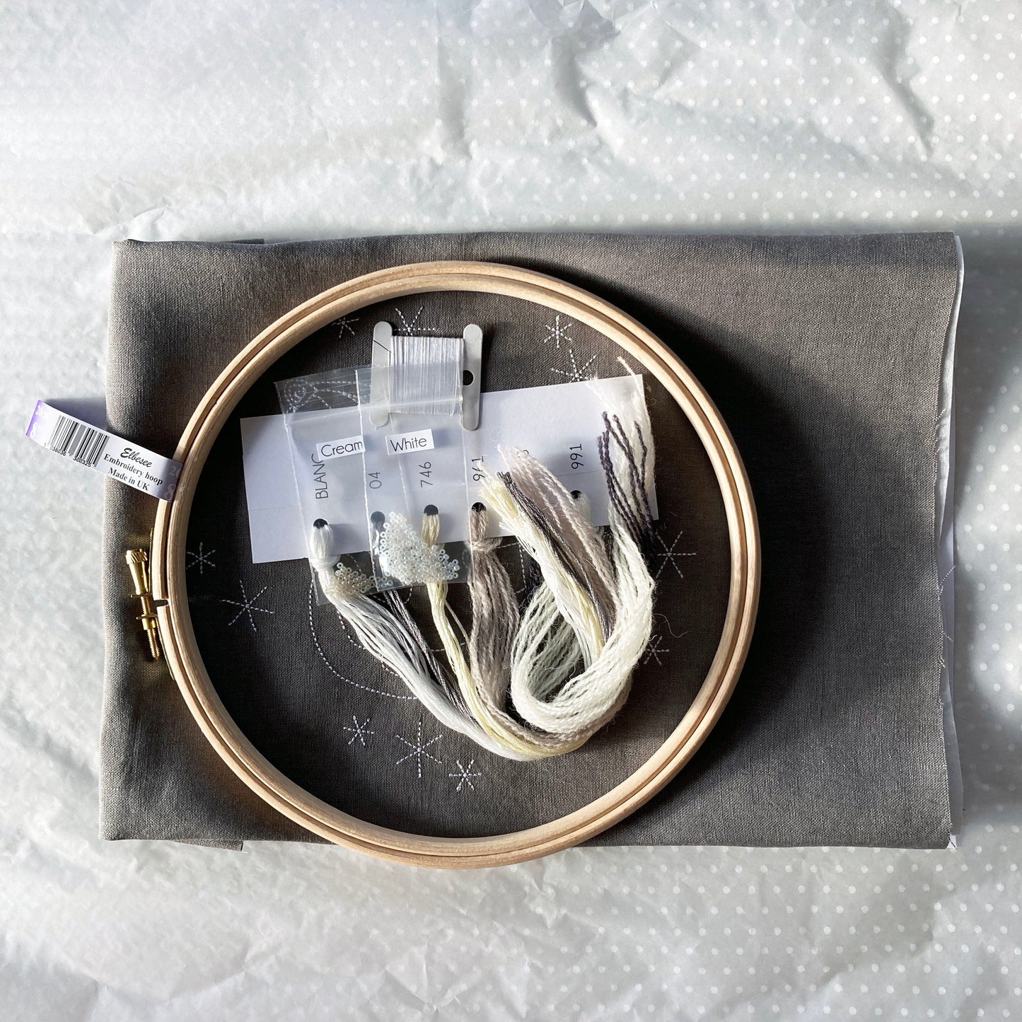Polar Bear Embroidery Kit