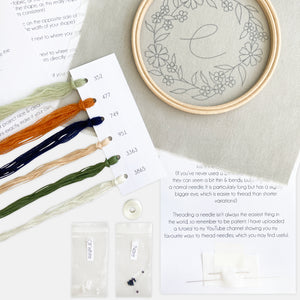 Letter Embroidery Kit
