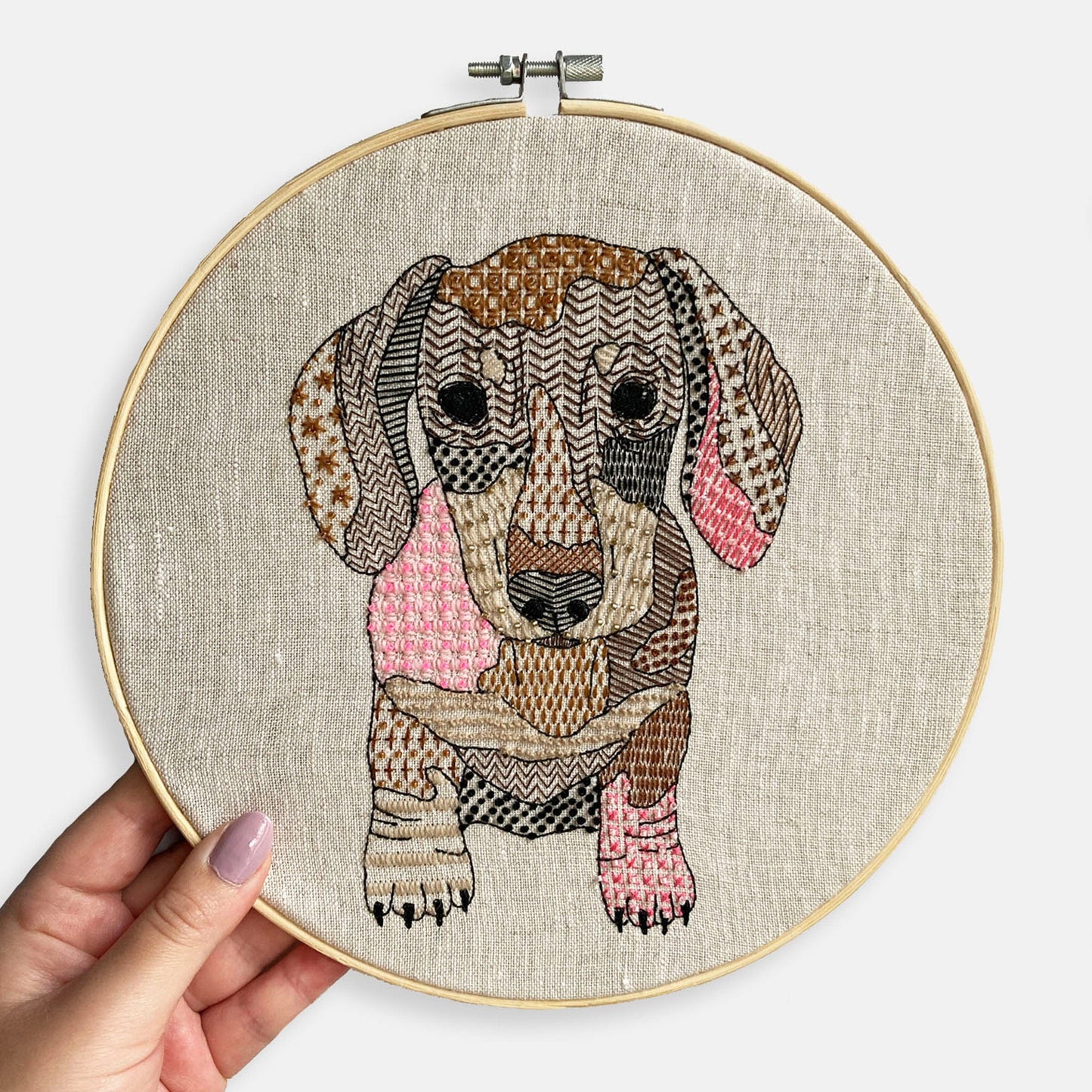 Dachshund Embroidery Kit