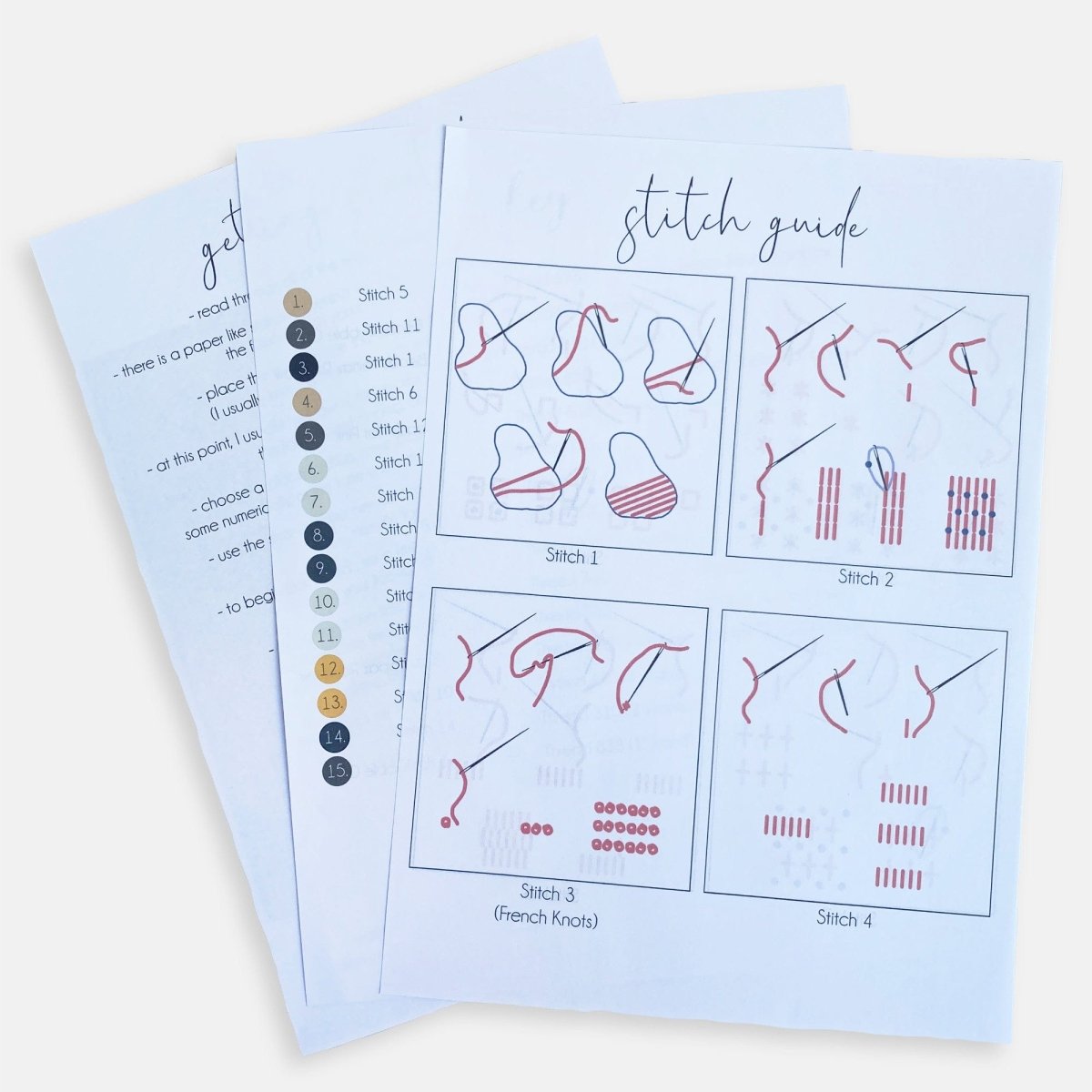 Sausage Dog Embroidery Kit - Modern Craft Kit from Kirsty Freeman Design