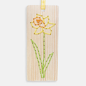 Wooden Daffodil Embroidery Kit