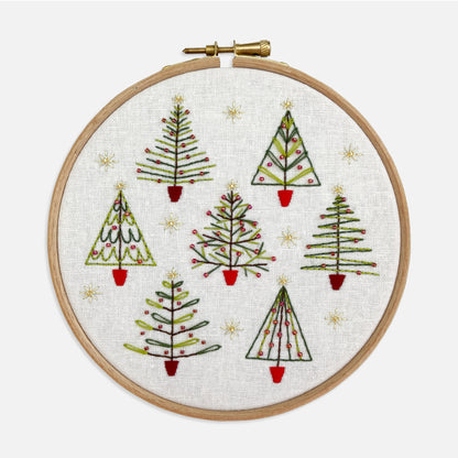 Christmas Tree Embroidery Kit