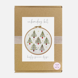 Christmas Tree Embroidery Kit