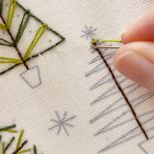 Load image into Gallery viewer, Christmas Tree Embroidery Kit
