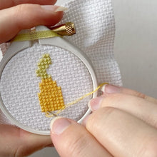 Load image into Gallery viewer, Pumpkin Cross Stitch Kit
