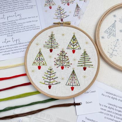 Christmas Tree Embroidery Kit