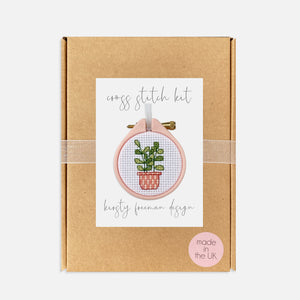 Pot Plant Cross Stitch Kit