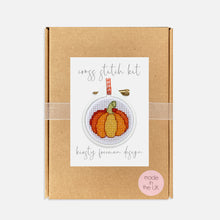 Load image into Gallery viewer, Pumpkin Cross Stitch Kit
