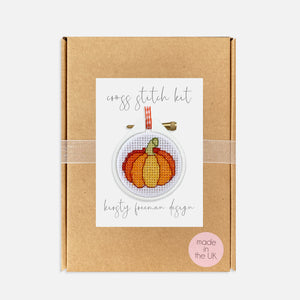 Pumpkin Cross Stitch Kit