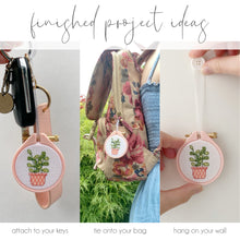 Load image into Gallery viewer, Pot Plant Cross Stitch Kit
