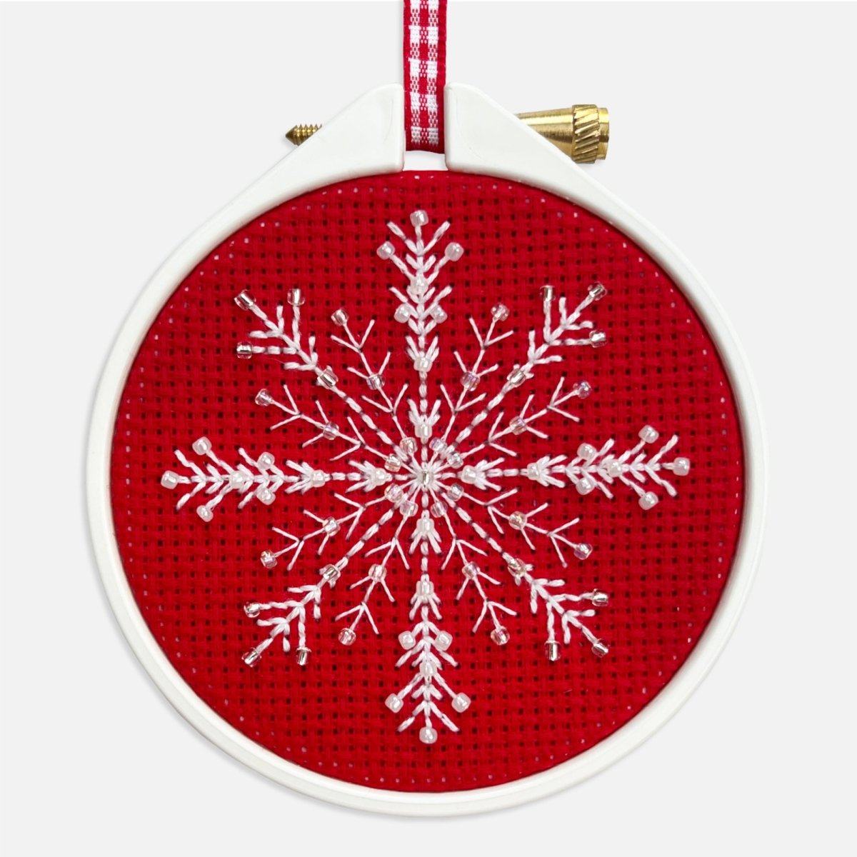 Small Snowflake Blackwork Kit