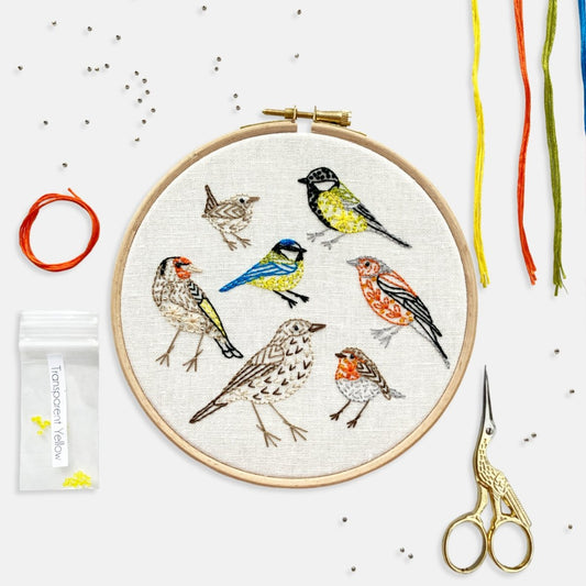 Bird Embroidery Kit - Modern Craft Kit from Kirsty Freeman Design