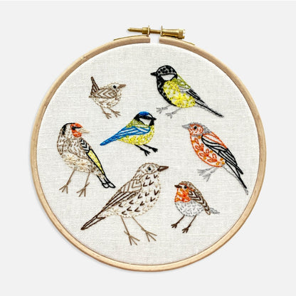 Bird Embroidery Kit - Modern Craft Kit from Kirsty Freeman Design