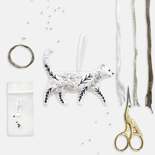 Cat Sewing Kit - Modern Craft Kit from Kirsty Freeman Design