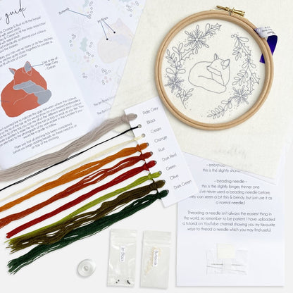 Christmas Embroidery Kit Bundle - Modern Craft Kit from Kirsty Freeman Design