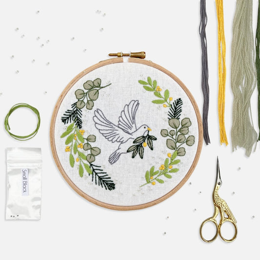 Christmas Embroidery Kit Bundle - Modern Craft Kit from Kirsty Freeman Design