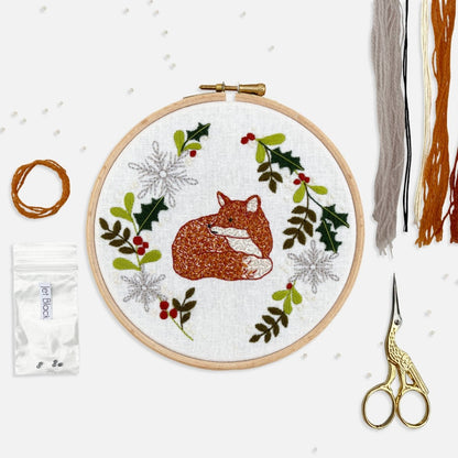 Christmas Embroidery Kit Bundle - Modern Craft Kit from Kirsty Freeman Design