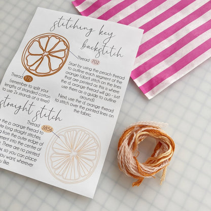 Embroidery Advent Calendar - Modern Craft Kit from Kirsty Freeman Design