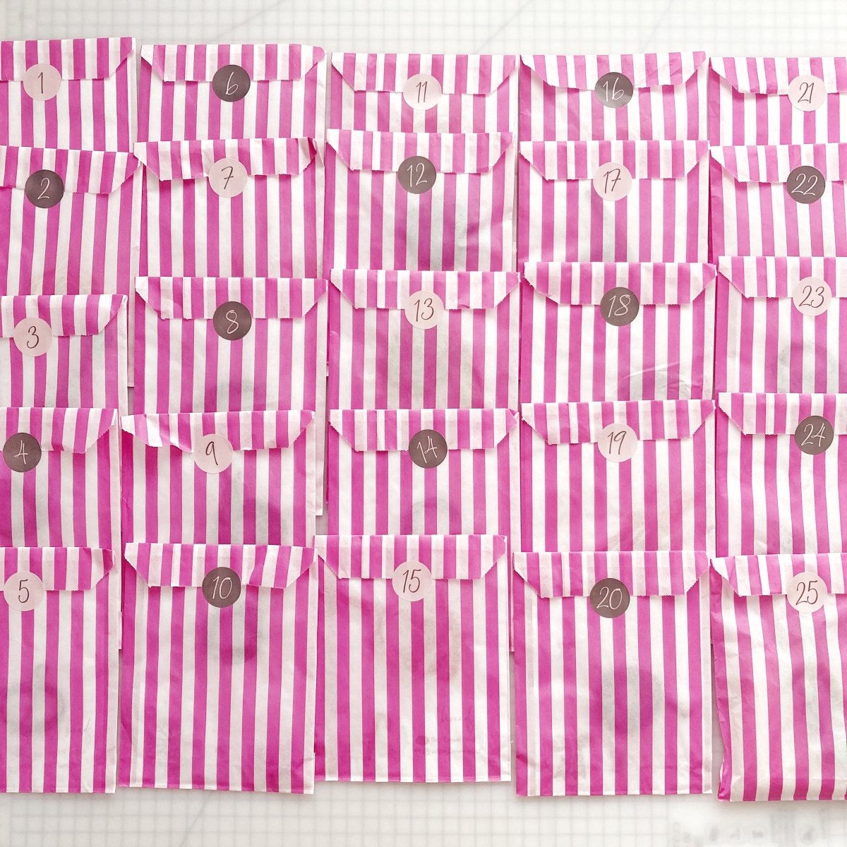 Embroidery Advent Calendar - Modern Craft Kit from Kirsty Freeman Design