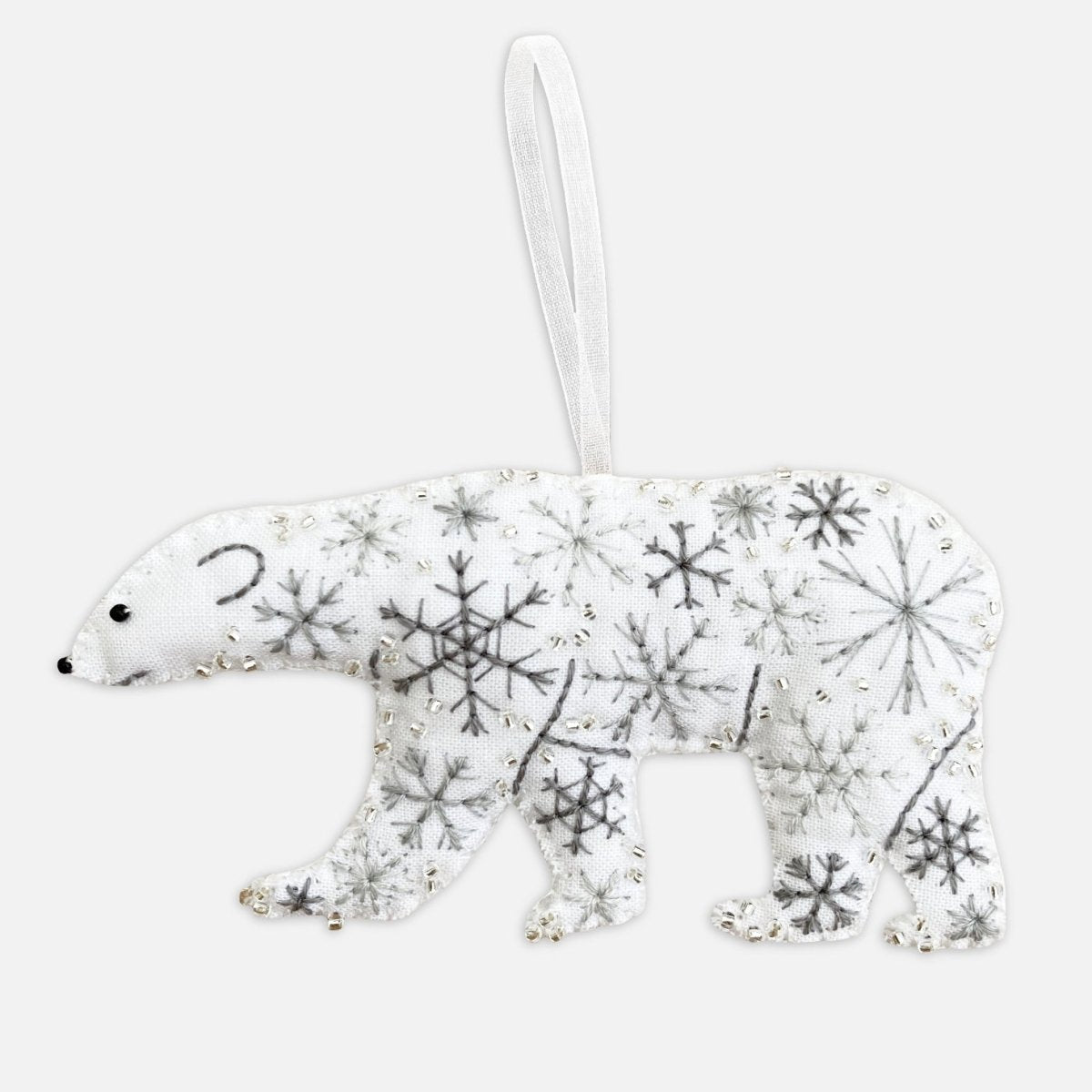 Polar Bear Sewing Kit - Modern Craft Kit from Kirsty Freeman Design