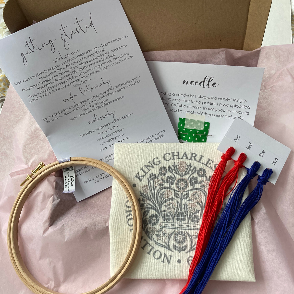 Coronation Embroidery Kit – Kirsty Freeman Design