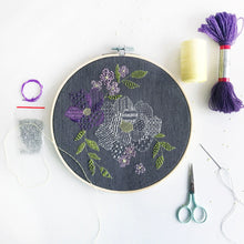 Load image into Gallery viewer, Modern Floral Embroidery Kit
