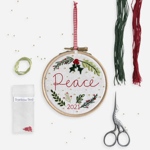 Peace Embroidery Kit