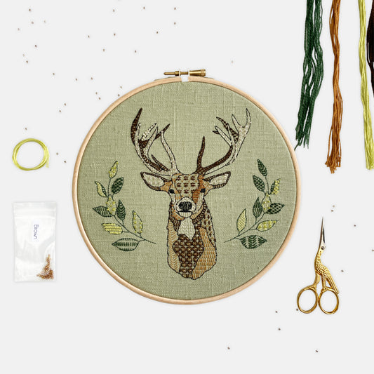 Deer Embroidery Kit