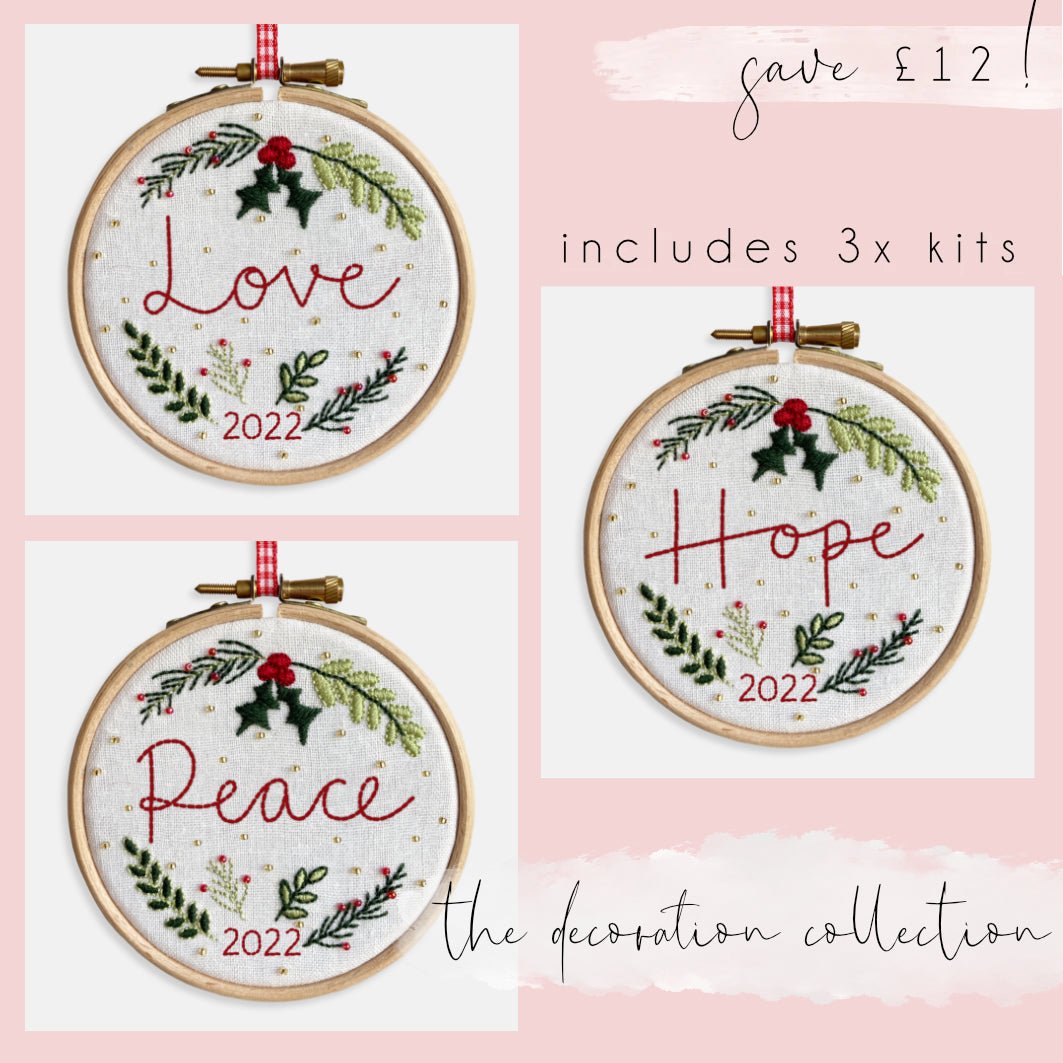 Christmas Decoration Kits - Modern Craft Kit from Kirsty Freeman Design