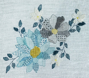 Large Floral Embroidery Kit