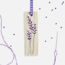 Load image into Gallery viewer, Wooden Lavender Embroidery Kit
