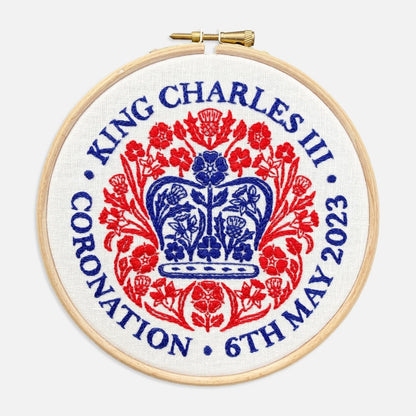 Coronation Embroidery Kit - Modern Craft Kit from Kirsty Freeman Design