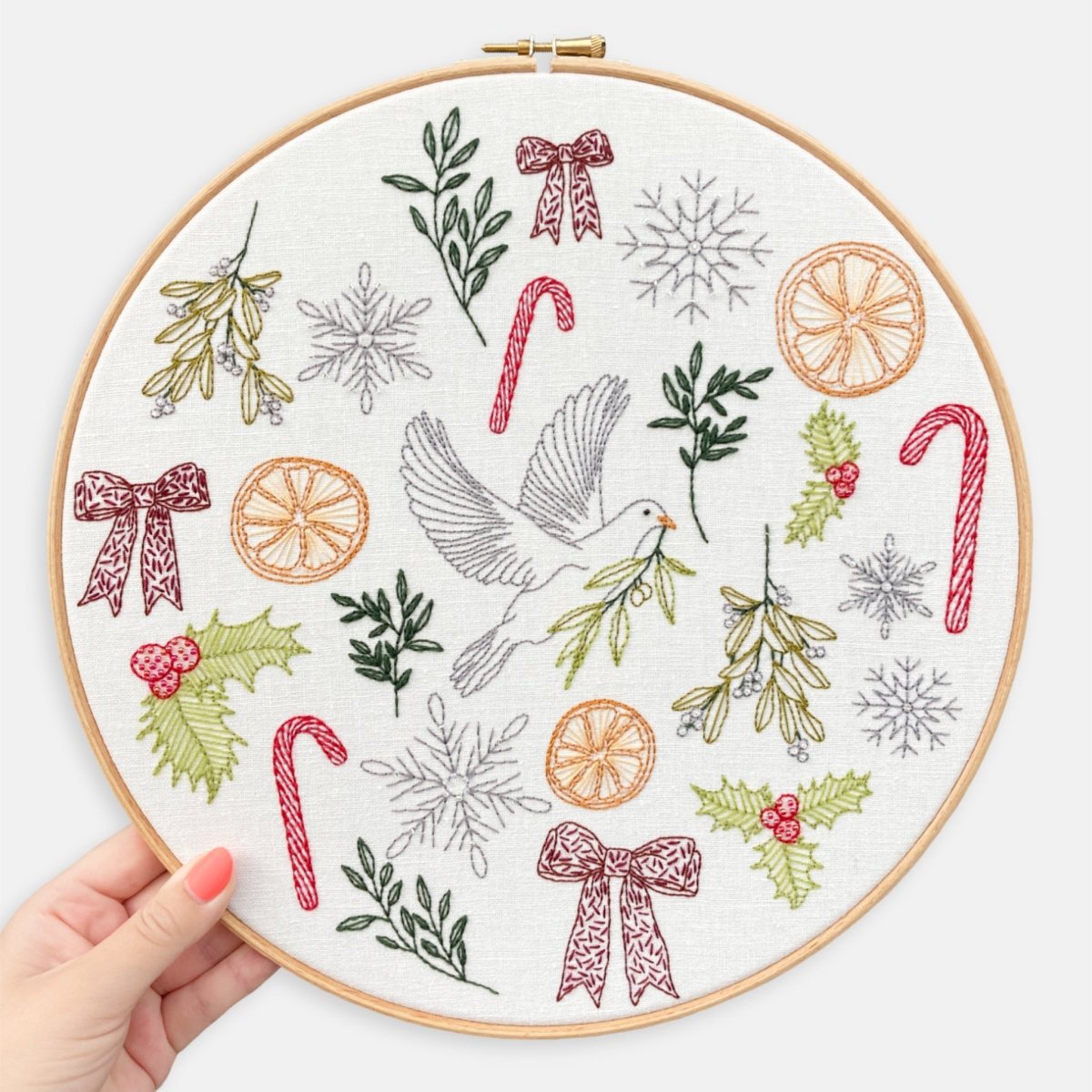 Embroidery Advent Calendar - Modern Craft Kit from Kirsty Freeman Design