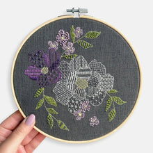 Load image into Gallery viewer, Modern Floral Embroidery Kit
