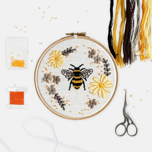 Insect Embroidery Kit Collection - Modern Craft Kit from Kirsty Freeman Design