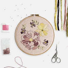 Load image into Gallery viewer, Flower Embroidery Kit
