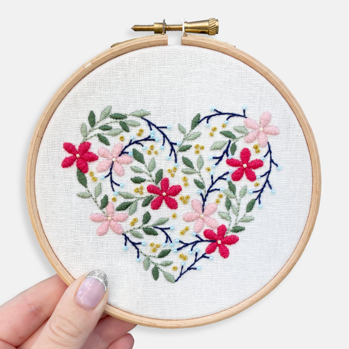 Heart Embroidery Kit – Kirsty Freeman Design