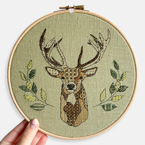 Deer Embroidery Kit